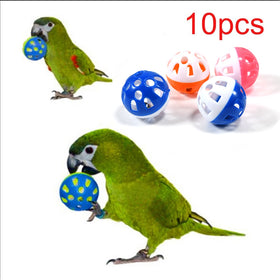 10pcs Pet Parrot Ball Toy