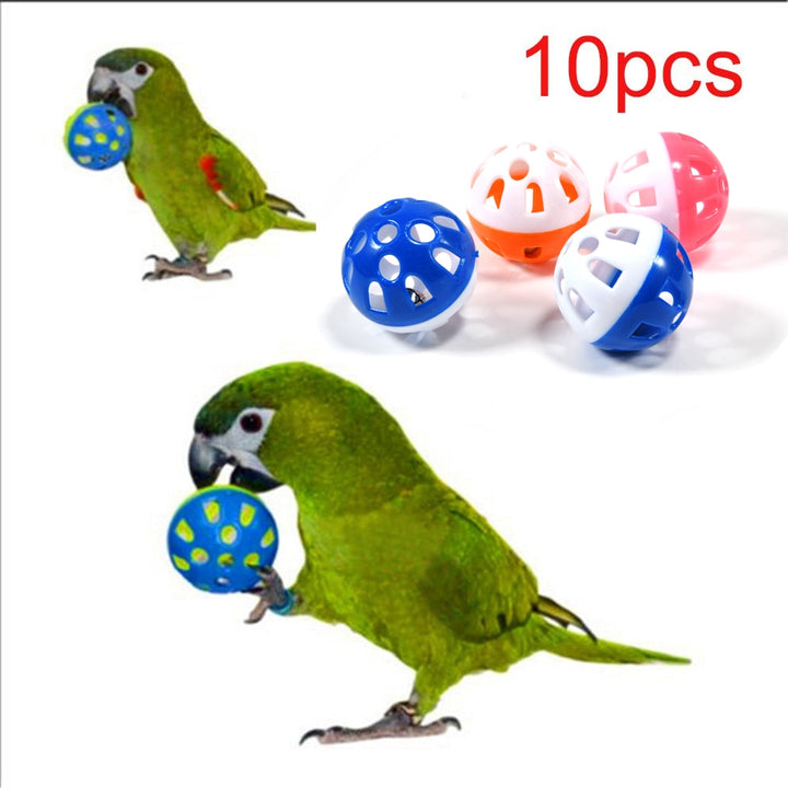 10pcs Pet Parrot Ball Toy