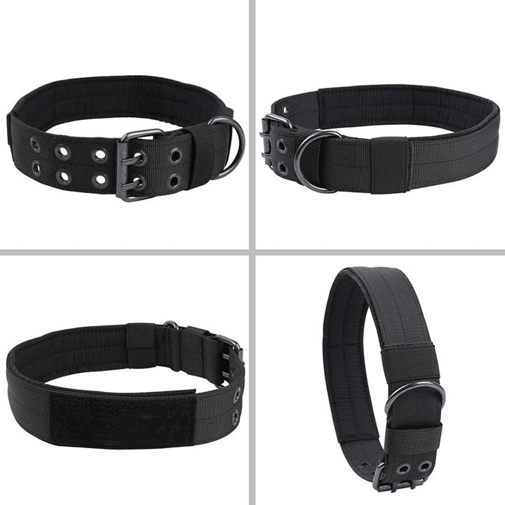 Tactical Dog Collar Adjustable For Leash Use