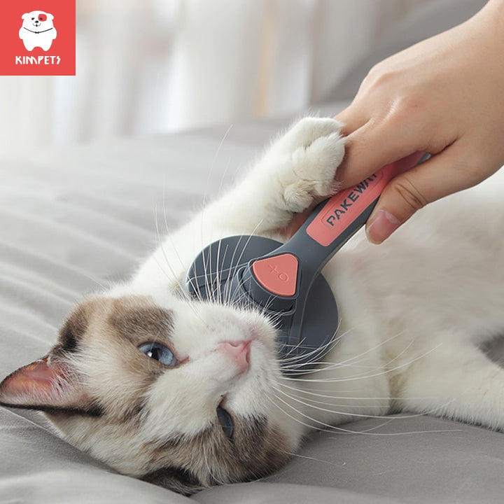 Kimpets Cat Comb and Hair Remover Brush