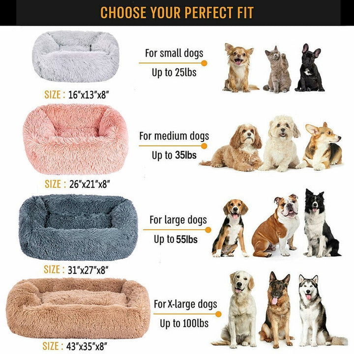 Luxury Dog Square Bed