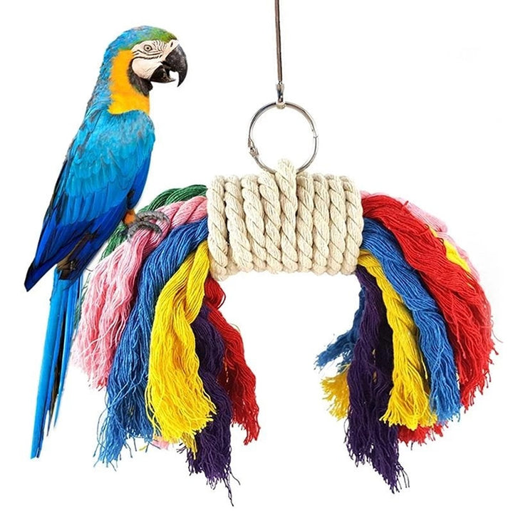 Pet Bird Chewing Toy Cotton Rope