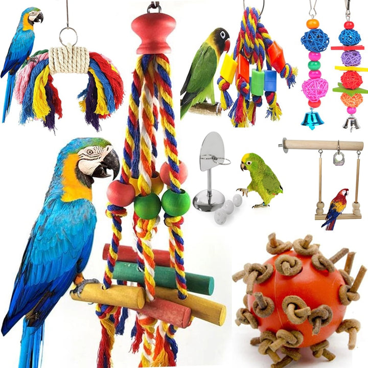 Pet Bird Chewing Toy Cotton Rope