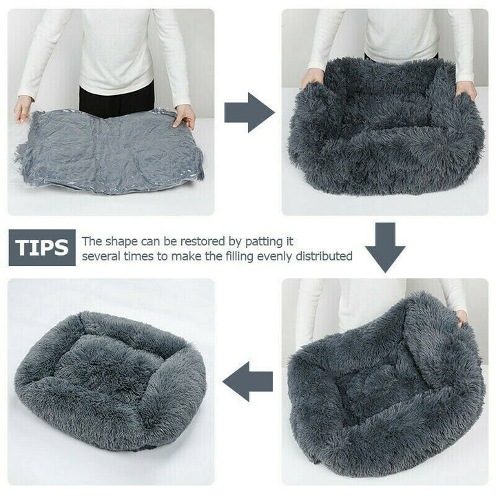 Luxury Dog Square Bed