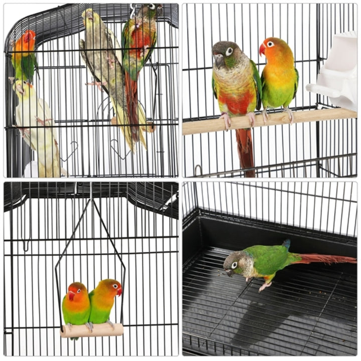 Large 36" Metal Bird Cage with Play Top