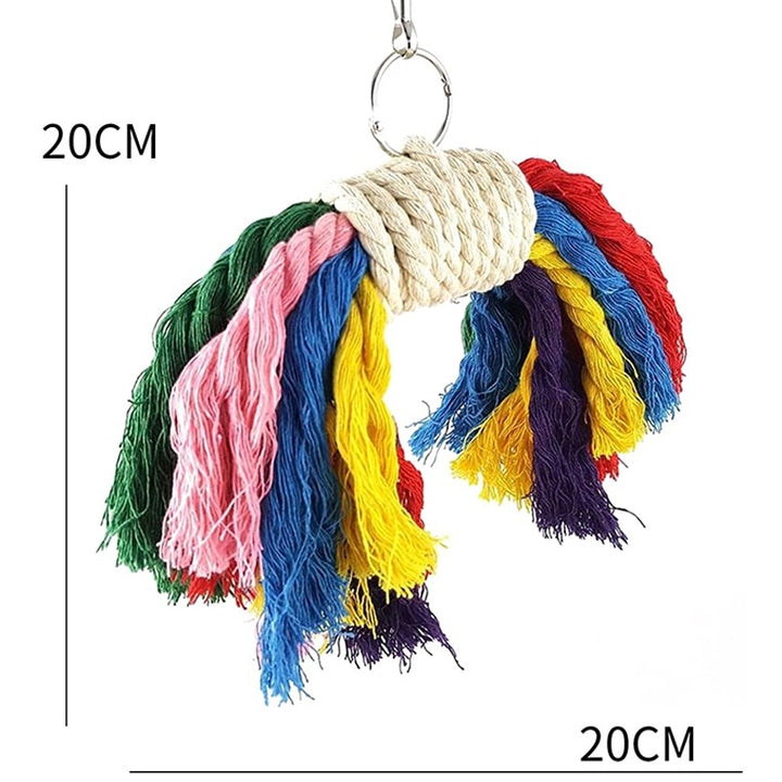 Pet Bird Chewing Toy Cotton Rope