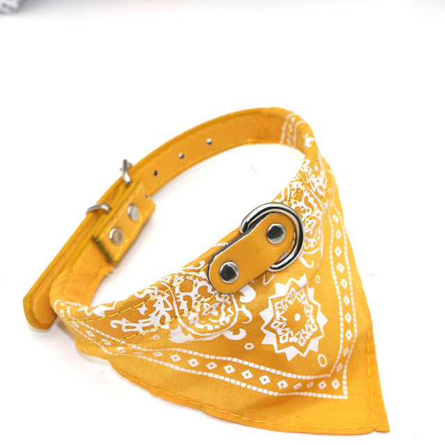 Small Pet Bandana Collar